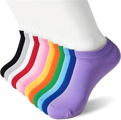 CHOOYOU Chaussettes courtes respirantes, douces, confortables